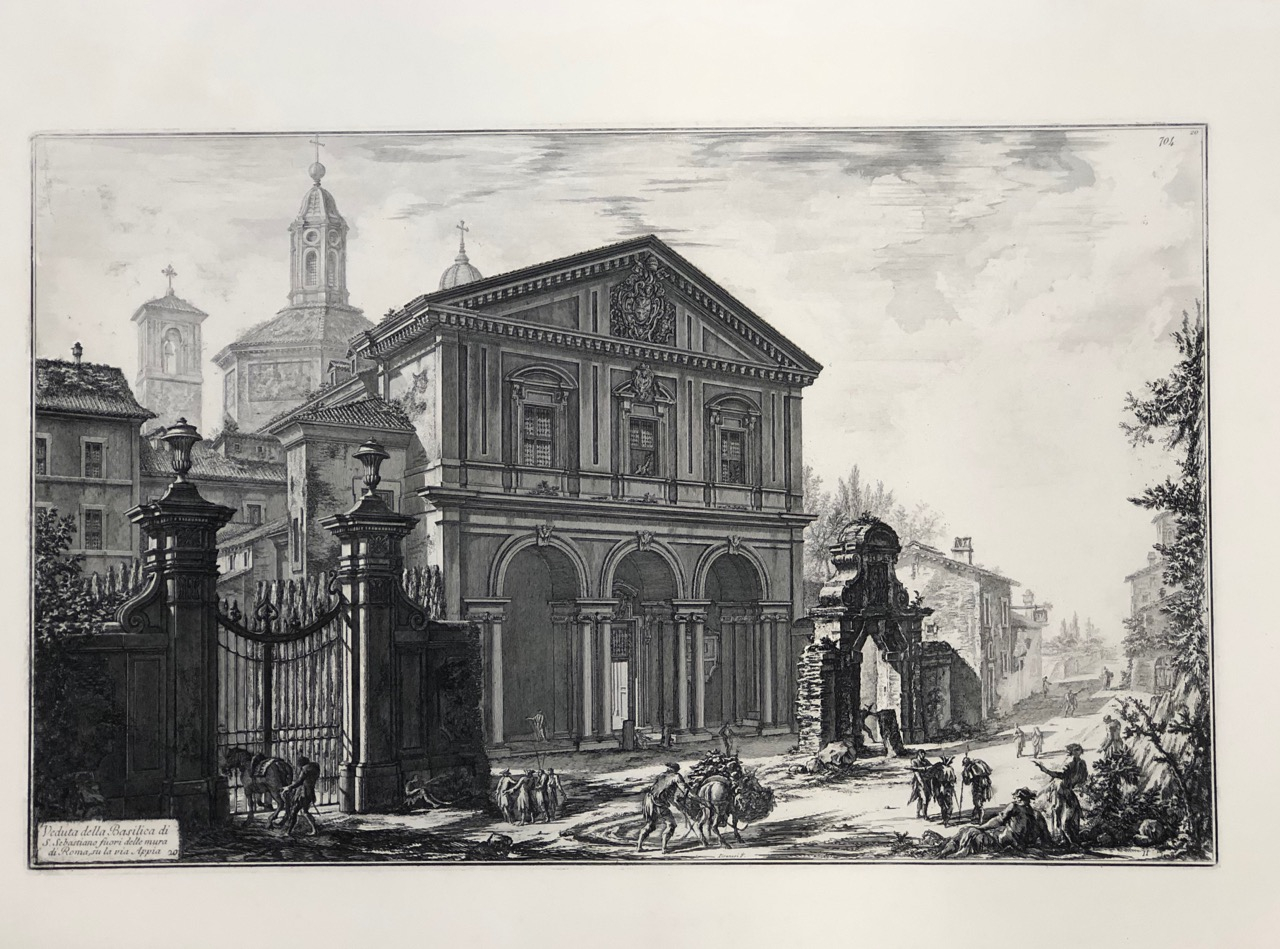 Veduta della Basilica di S.Sebastiano fuori delle mura...